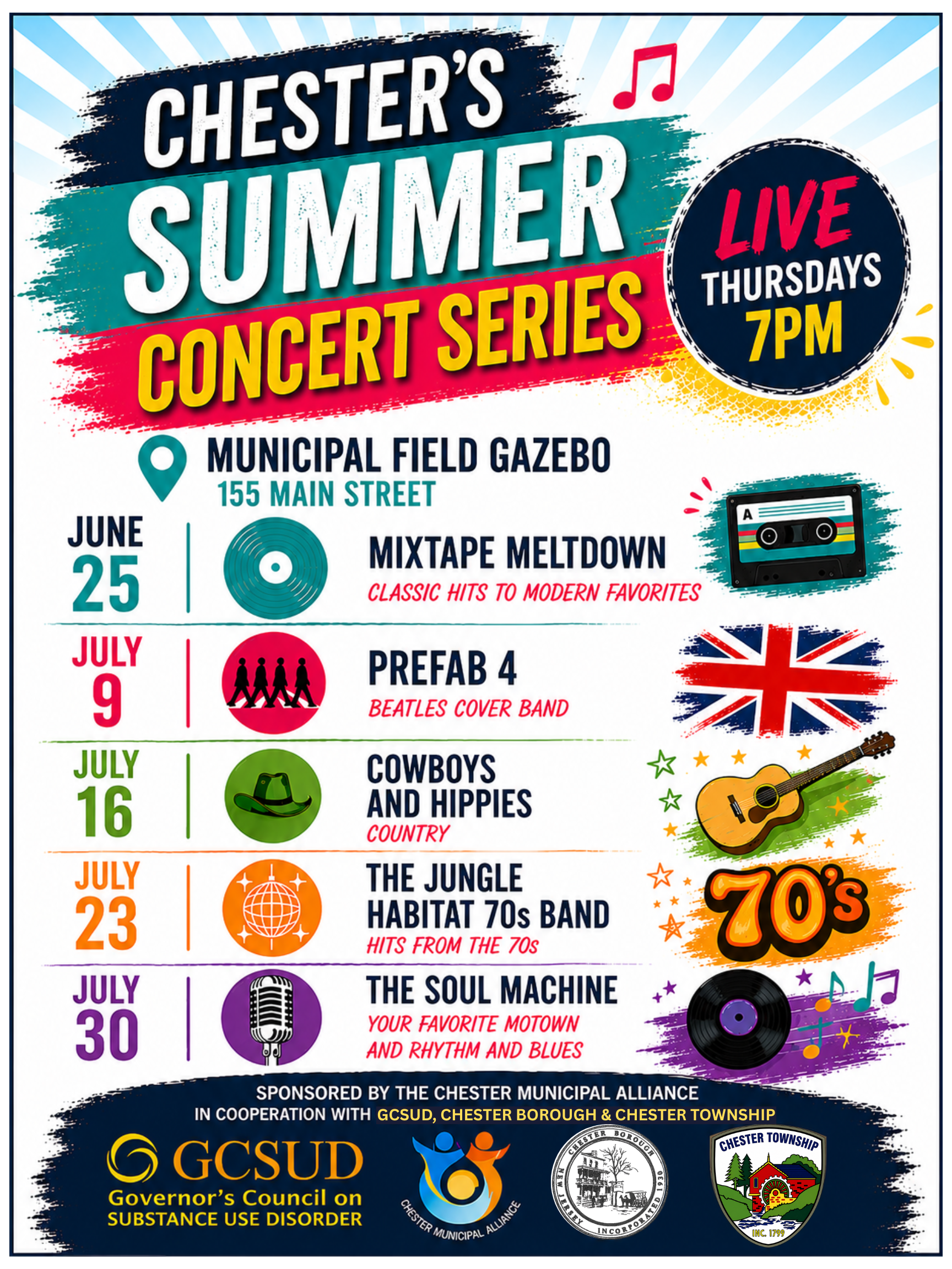 2026 Summer Concert Series flyer 1